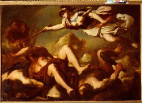 Minerva in the fight against Gigantes