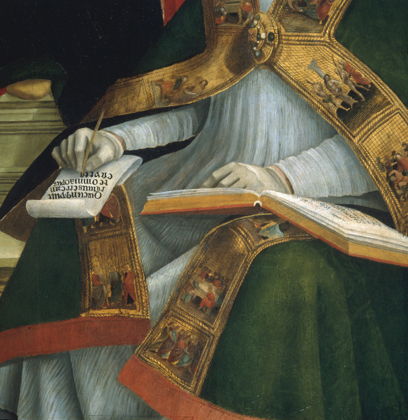 Hands of St.Athanasius van Luca Signorelli