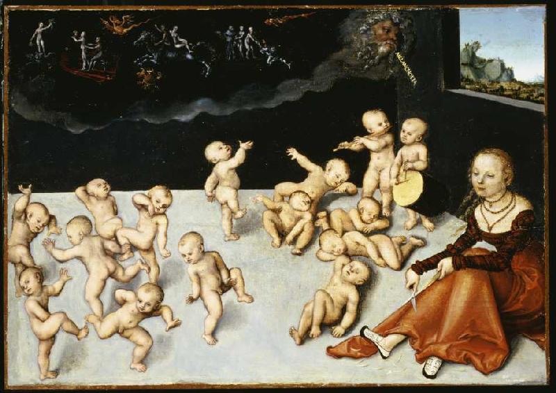 Melancholia. van Lucas Cranach (de oude)