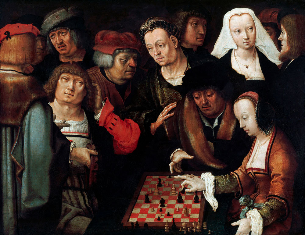 De schaakpartij - van Lucas van Leyden