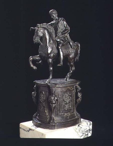 Marcus Aurelius, equestrian statue van Ludovico  del Duca