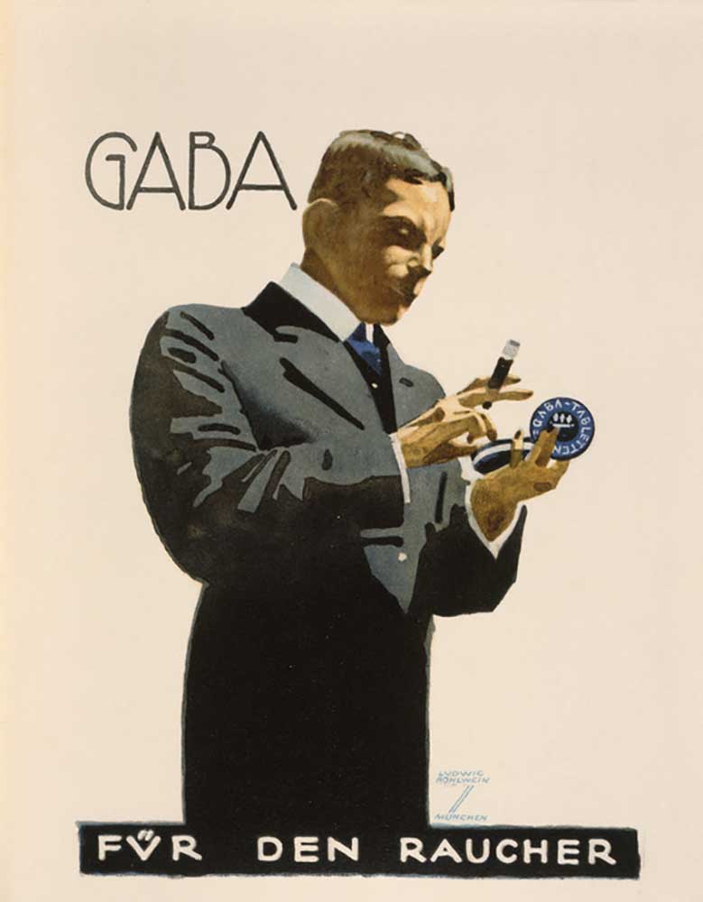Gaba / For the smoker van Ludwig Hohlwein