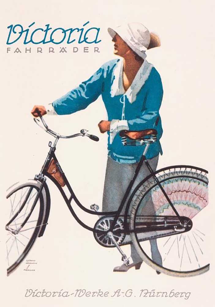 Victoria bicycles van Ludwig Hohlwein