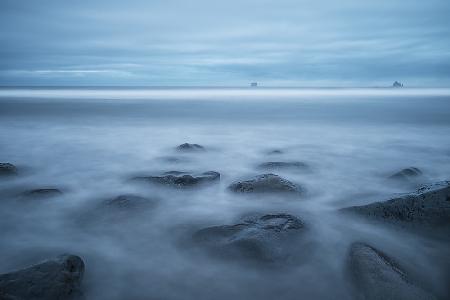 The blue hour at Rialto Beach