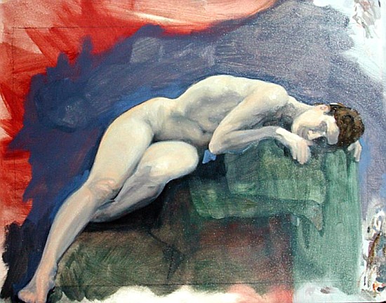 Deutscher Bildhauer, 2002 (oil on canvas)  van Marcus  Morrell