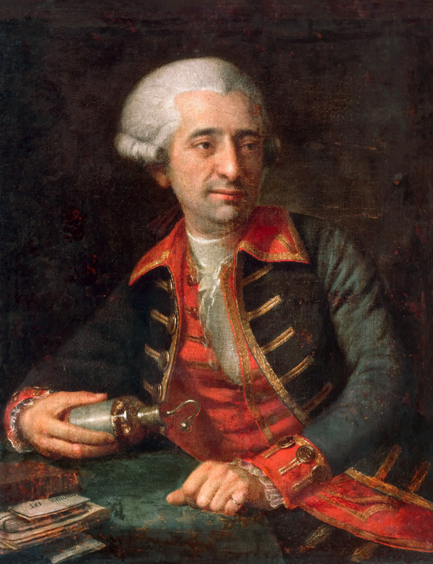 Portrait of Antoine-Laurent Lavoisier (1743-1794) van Marie Renee Genevieve Brossard de Beaulieu