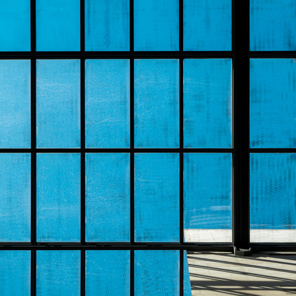 blue abstract van Markus Auerbach