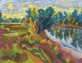 Idyll, 2008 (pastel on paper) 