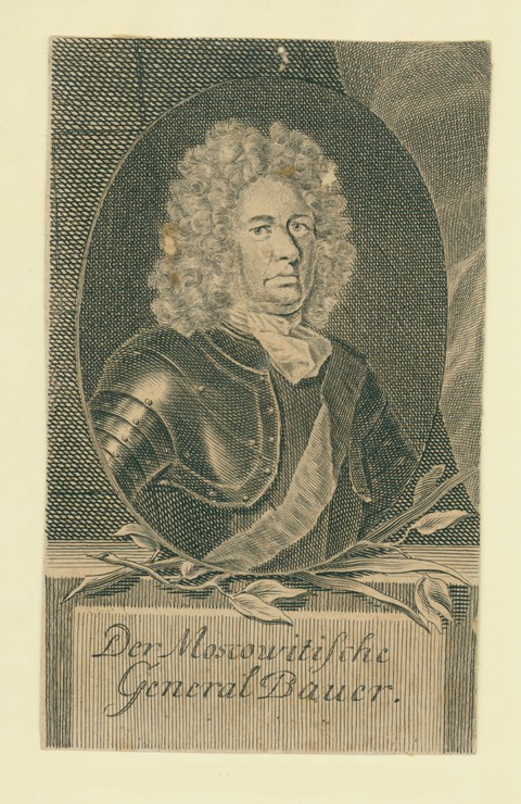 Christian Felix Bauer (1667-1717) van Martin Bernigeroth