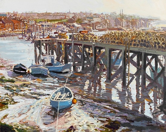 Low Tide (Whitby, North Yorkshire) 2006 (oil on board)  van Martin  Decent