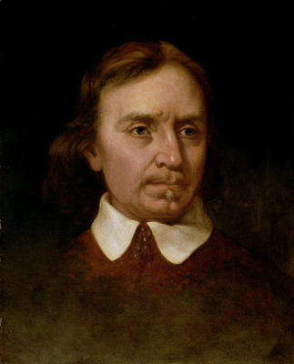 Portrait study of Oliver Cromwell (1599-1658) (oil on canvas) van Martin Johnson Heade