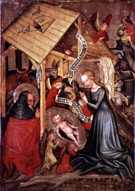 The Birth of Christ van Master of the Hohenfurt Calvary