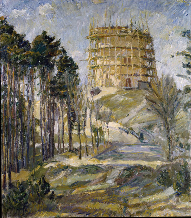 Water Tower in Hermsdorf van Max  Beckmann