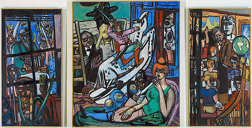 Beginning. 1949  Triptych van Max  Beckmann