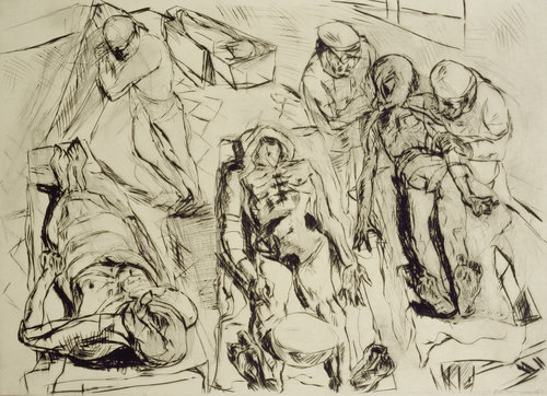 The Morgue. van Max  Beckmann