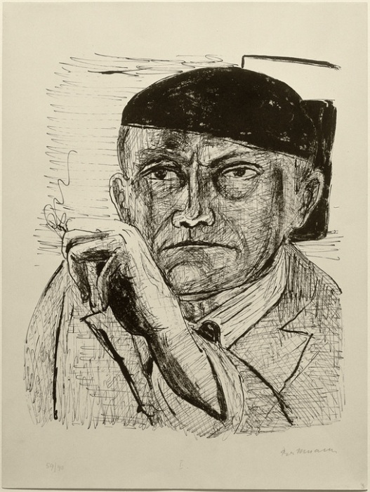 Self Portrait van Max  Beckmann