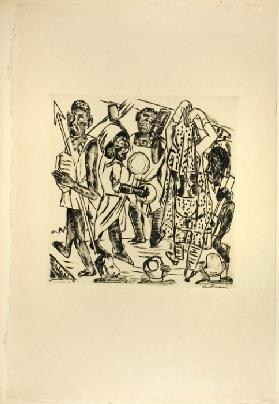 The Negro Dance, plate nine from Jahrmarkt