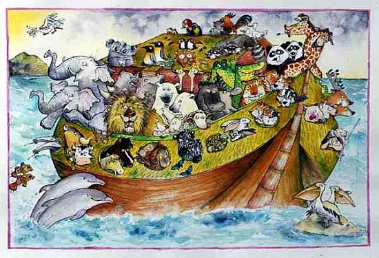 Noah''s Crazy Ark, 1999 (mixed media)  van Maylee  Christie