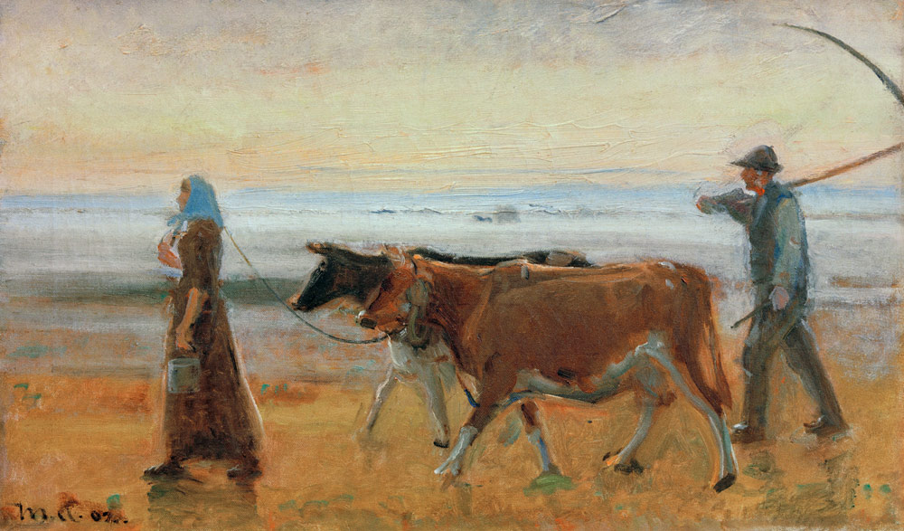 De koeien van Reiter-Sören van Michael Peter Ancher