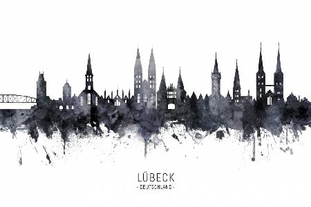 Lubeck Germany Skyline