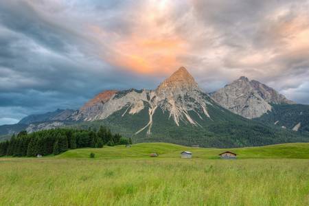 Ehrwalder Sonnenspitze in Tirol in Österreich