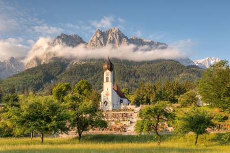 Kirche in Grainau in Bayern