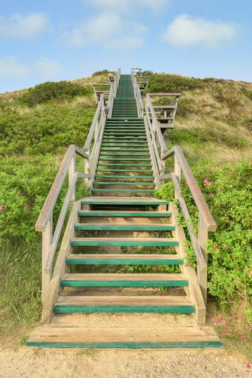 Sylt Treppe auf die Uwe-Düne