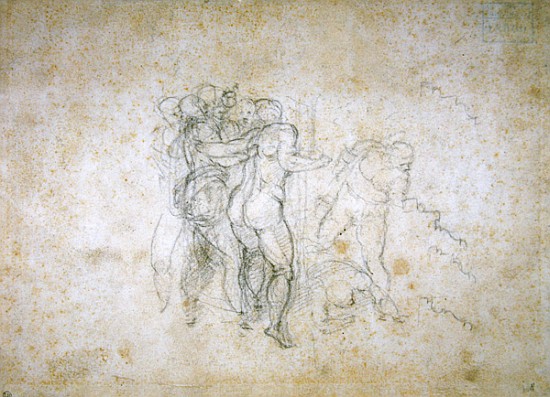 Study for the Last Judgement van Michelangelo (Buonarroti)
