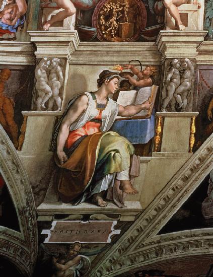 Sistine Chapel Ceiling: Eritrean Sibyl