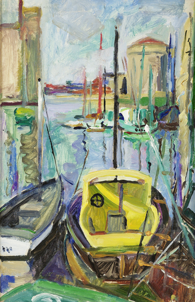 Le Vieux Port, La Rochelle, c van Mildred Bendall