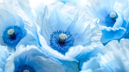 Blauer Mohn, Mohnblumen 