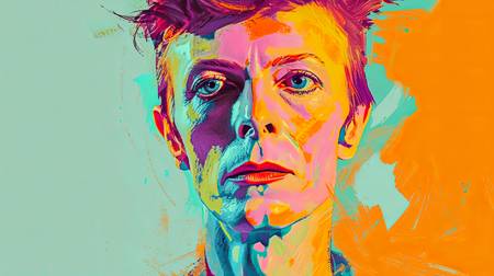 Ein Porträt von David Bowie