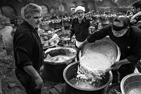 Rice for votive