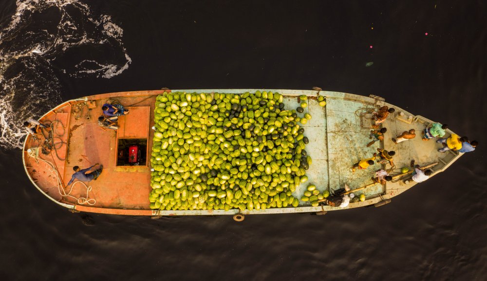 Fruits carrying cargo ship van Mostafijur Rahman Nasim