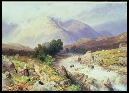 The Highlands, near Argyle van Myles Birket Foster