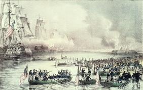 Landing of the American Force at Vera Cruz, under General Scott, March 1847