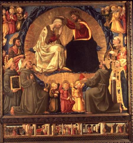 Coronation of the Virgin van Neri di Bicci
