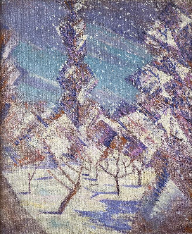 Die vier Jahreszeiten: Winter van Christopher R.W. Nevinson