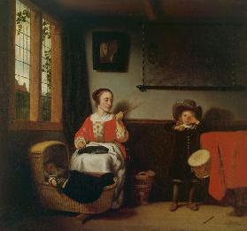 De ondeugende drummer - Nicolaas Maes