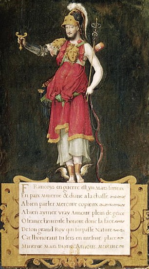 Francois I (1494-1547) as a composite deity van Nicolas Belin