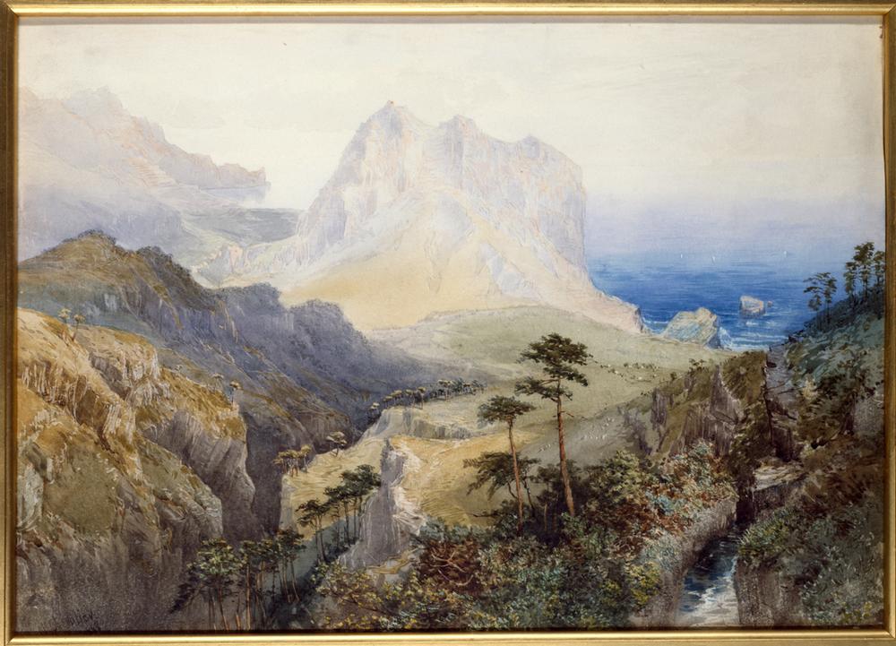 A Gorge near the Sea, Southern Alps, New Zealand van Nicolas Chevalier