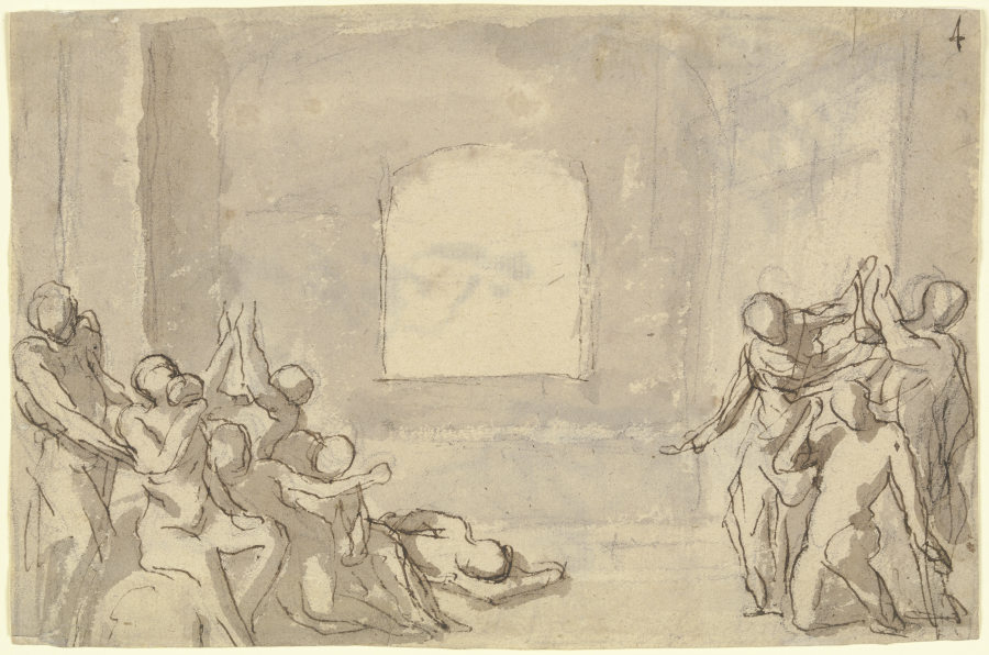 The death of Socrates van Nicolas Poussin