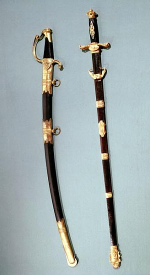 Commemorative sword given Napoleon Bonaparte for helping him with his successful coup d''etat at Sai van Nicolas Noel Boutet