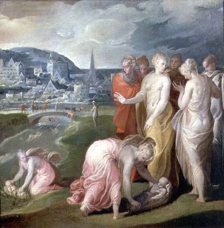 The Finding of Moses van Nicolo dell' Abate