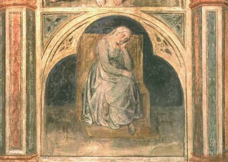 Woman resting, from 'Scenes from a Private Life' cycle after Giotto van Nicolo & Stefano da Ferrara Miretto