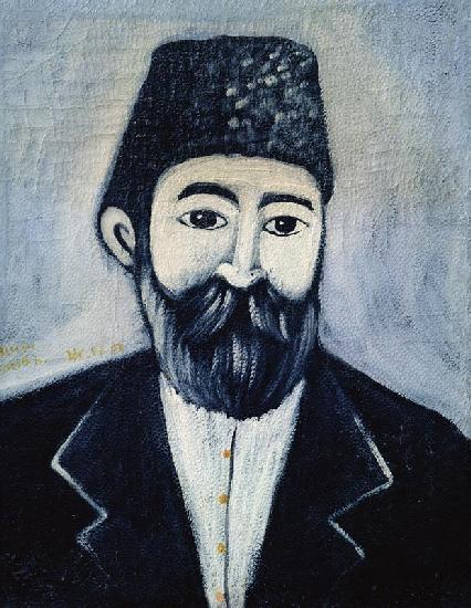 Self Portrait, 1900 (oil on oilcloth)