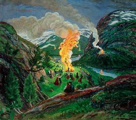 St. Hans Mittsommernachtsfeuer