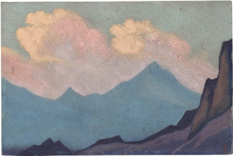 Der Himalaja van Nikolai Konstantinow. Roerich