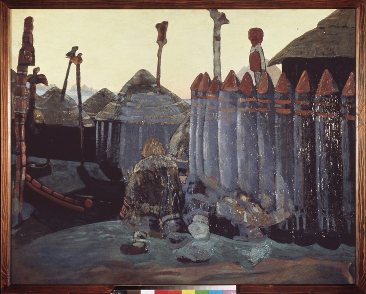 A pagan hillock van Nikolai Konstantinow. Roerich