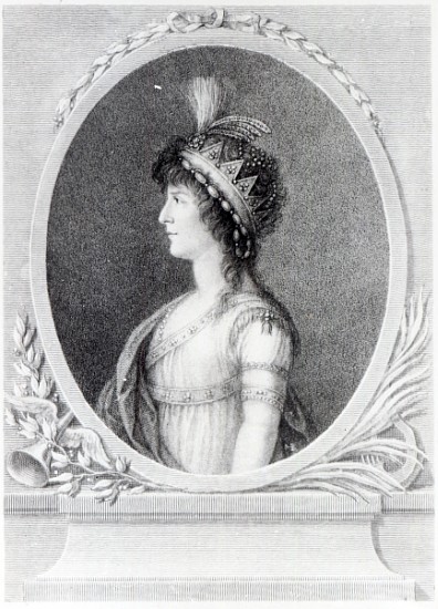 Angelica Catalani; engraved by Francesco Bartolozzi, 1802Basteris, Gaetano (fl.1802) (after) van 